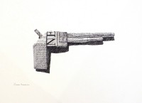Zameer Hussain, 12 x 16 Inch, Pen ink On Paper, Still life Painting-AC-ZAH-126